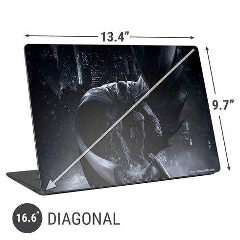 DC Comics Arkham Origins Batman In action pose Universal Laptop 16.6in (13.4 x 9.7in) Skin
